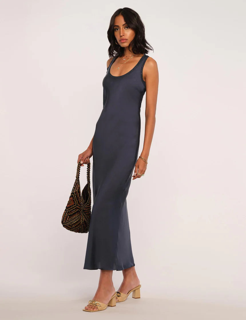 Heartloom Reeve Dress in Navy - clever alice