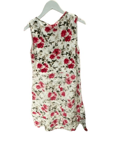 Inizio Linen Floral Dress in Pink - clever alice