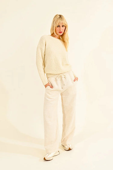 Molly Bracken Velvet Tweed Pants