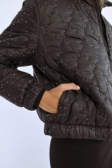 Molly Bracken Beaded Down Jacket