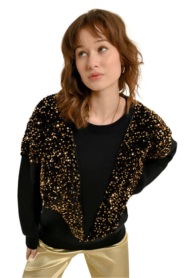 Molly Bracken SWEATER WITH SEQUINS