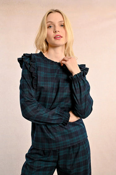 Molly Bracken Checked Blouse