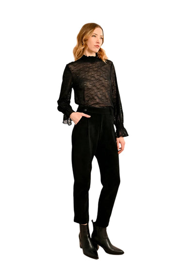 Molly Bracken Black Corduroy Pants