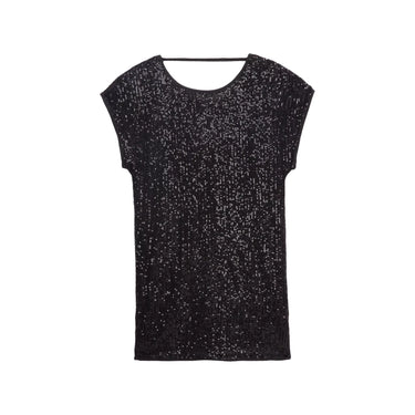 Sweewe Paris Sequined Mini Dress in Silver or Black - clever alice