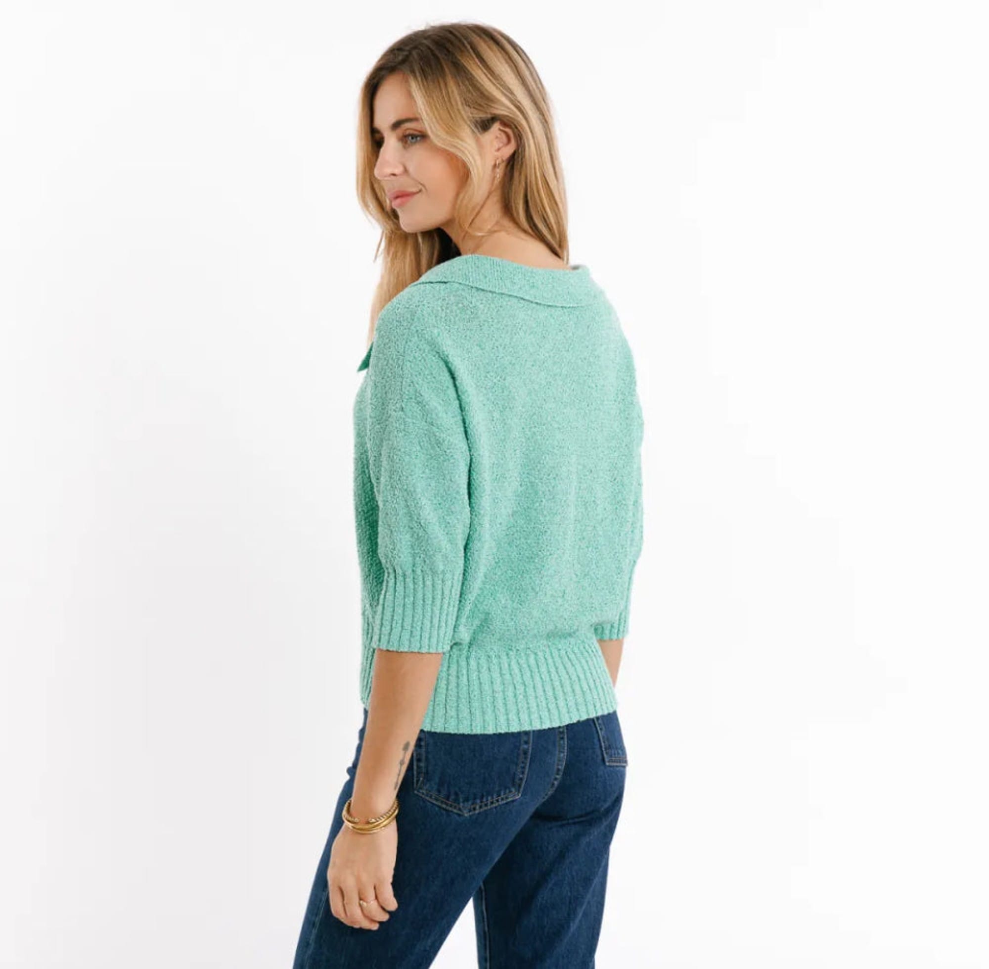 Sweewe Paris Mint Sweater - clever alice