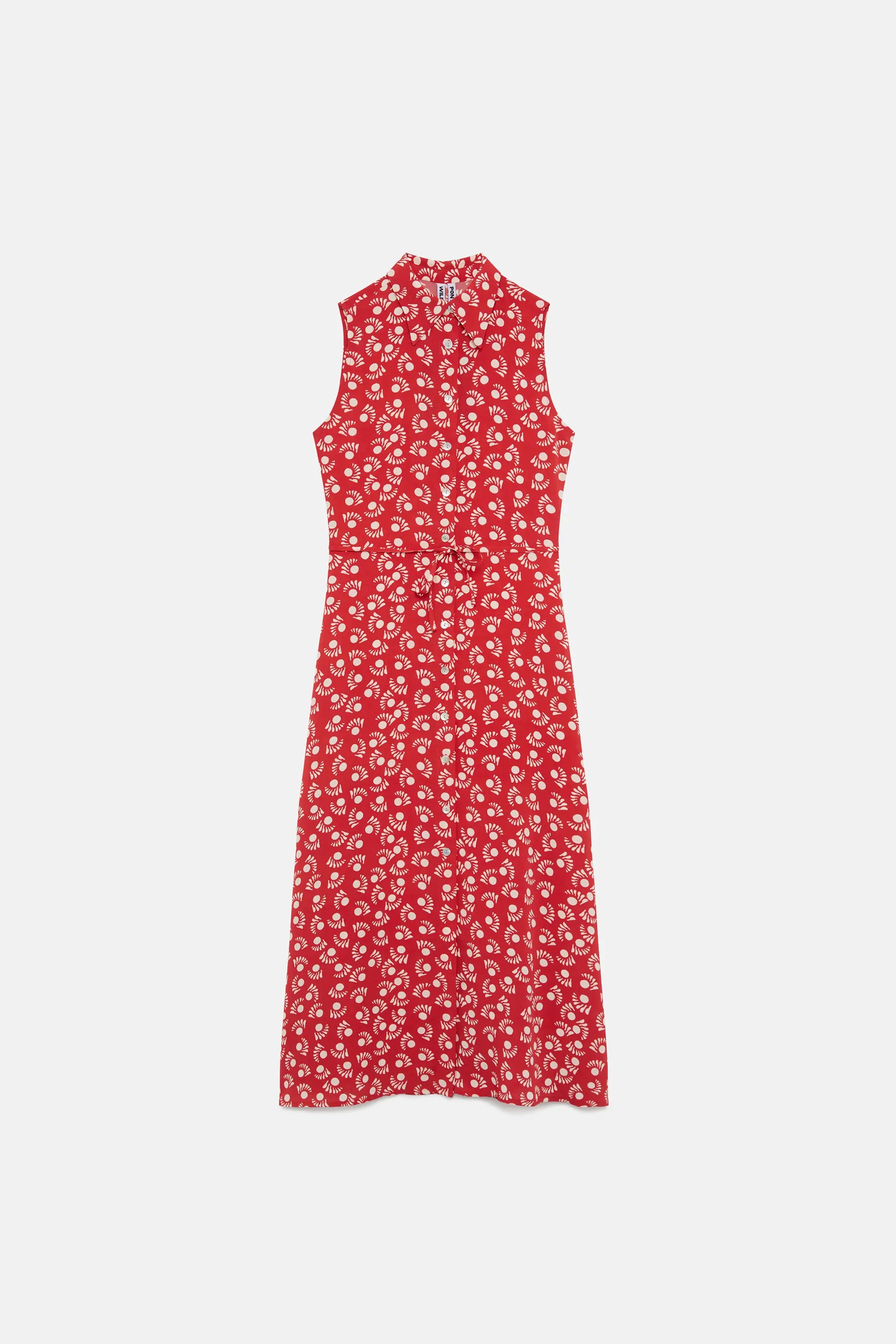 Wild Pony Mars Red printed long dress - clever alice