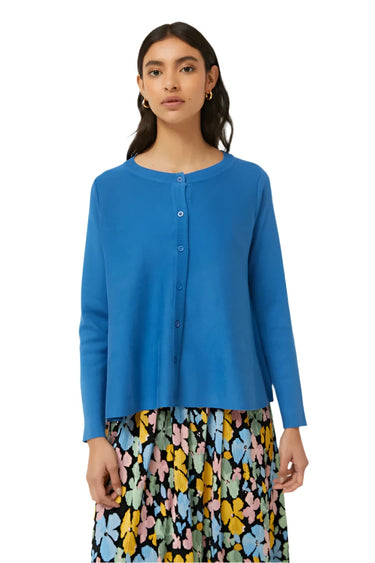 Compania Fantastica Blue A-line Cardigan