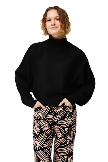 Compania Fantastica Black Roll Neck Knitted Sweater