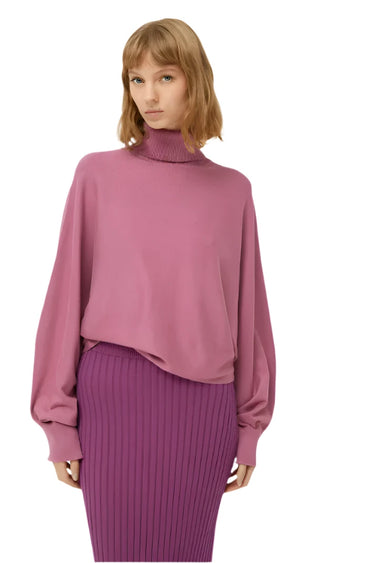 Compania Fantastica Pink Turtleneck Sweater