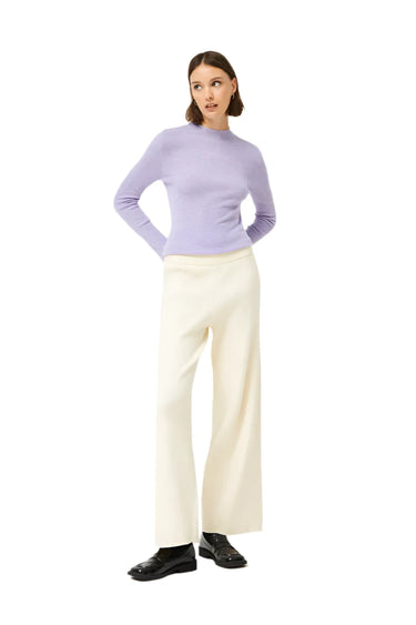 Compañia Fantastica Straight white knit pants