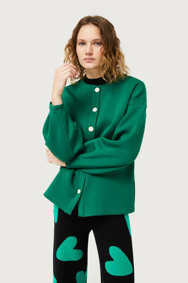 Compania Fantastica Green neoprene jacket