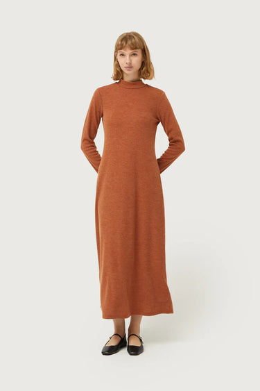 Compania Fantastica Brown Knitted Long Dress