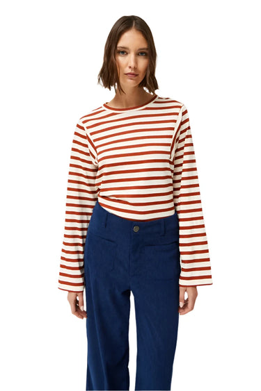 Compania Fantastica Striped Long Sleeve Tee