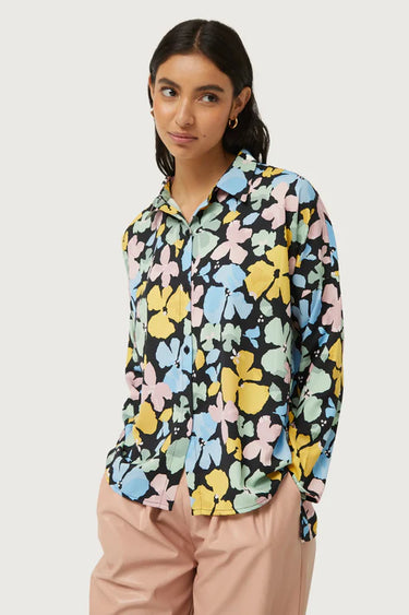 Compania Fantastica Jacinto floral print shirt