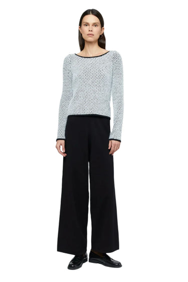 Wild Pony Black straight knit trousers