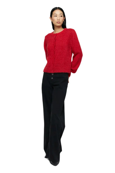 Wild Pony Red Soft Knit Cardigan