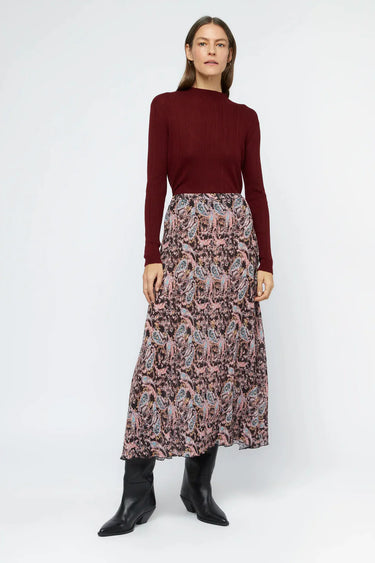 Wild Pony Paisley print long skirt