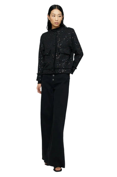 Wild Pony Black sequin tweed jacket