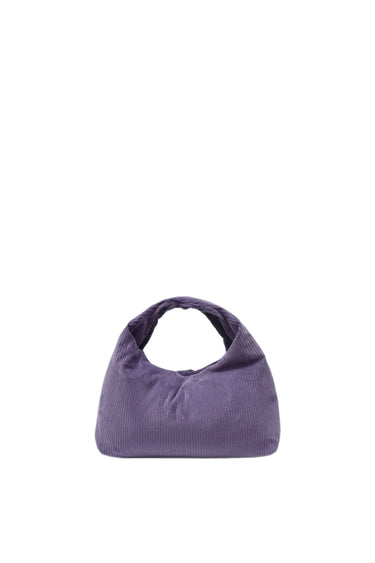 Wild Pony Corduroy Shoulder Bag in Purple or Cream