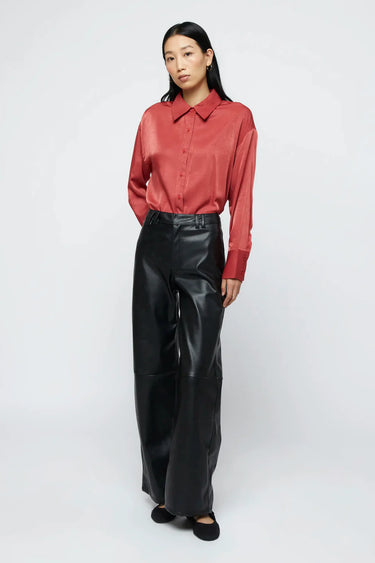 Wild Pony Red light crepe shirt