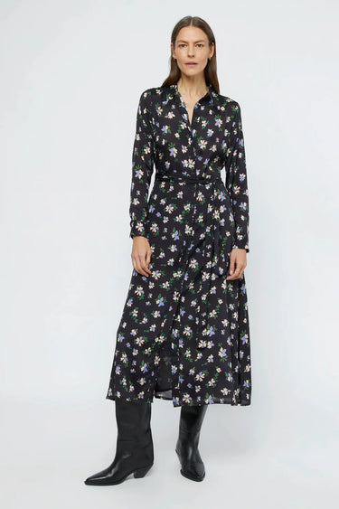 Wild Pony Anemona floral long shirt dress