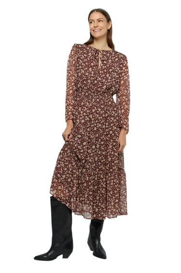 Wild Pony Celosia floral long dress