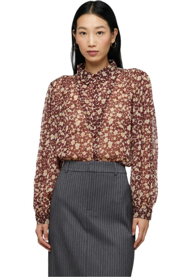 Wild Pony Celosia floral flowing shirt