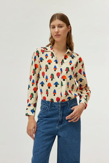 Compania Fantastica Mushroom Print Top