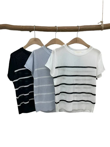 Clever Alice Porter Stripe Knit Top