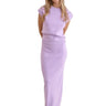 Clever Alice Maxi Skirt- Lilac - clever alice