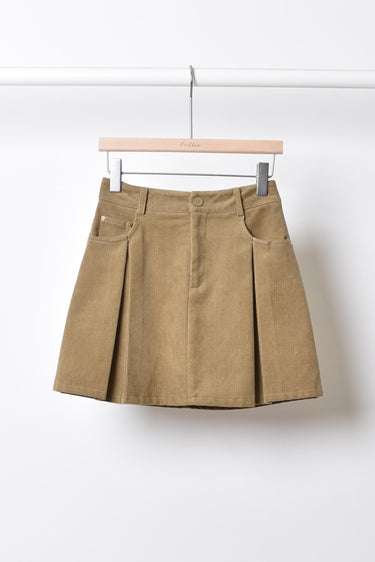 Clever Alice Taupe Mini Skirt 