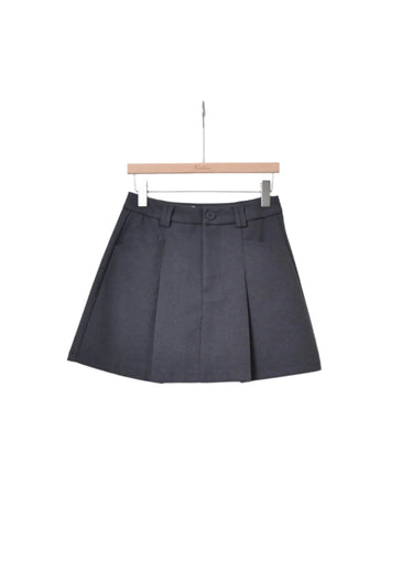 Clever Alice Prep School Skirt (grey or black) 