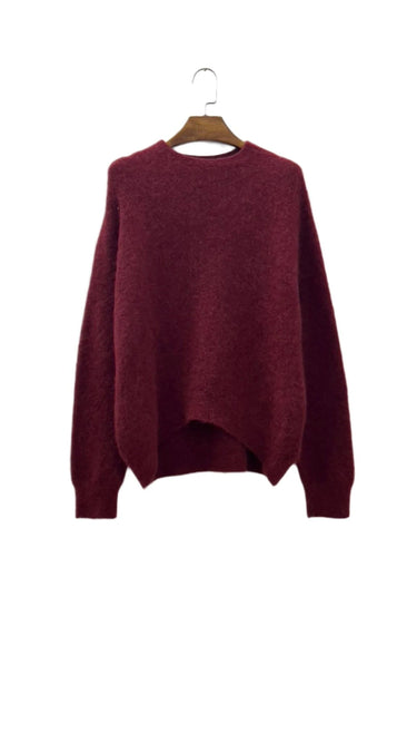 Clever Alice Mock Neck Alpaca Pullover 