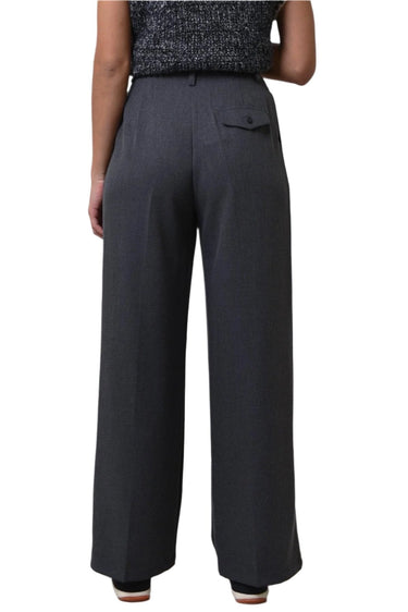 Clever Alice Boyfriend Trouser in Grey or Burgundy 