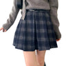 Clever Alice Private School Skirt (blue or brown) 