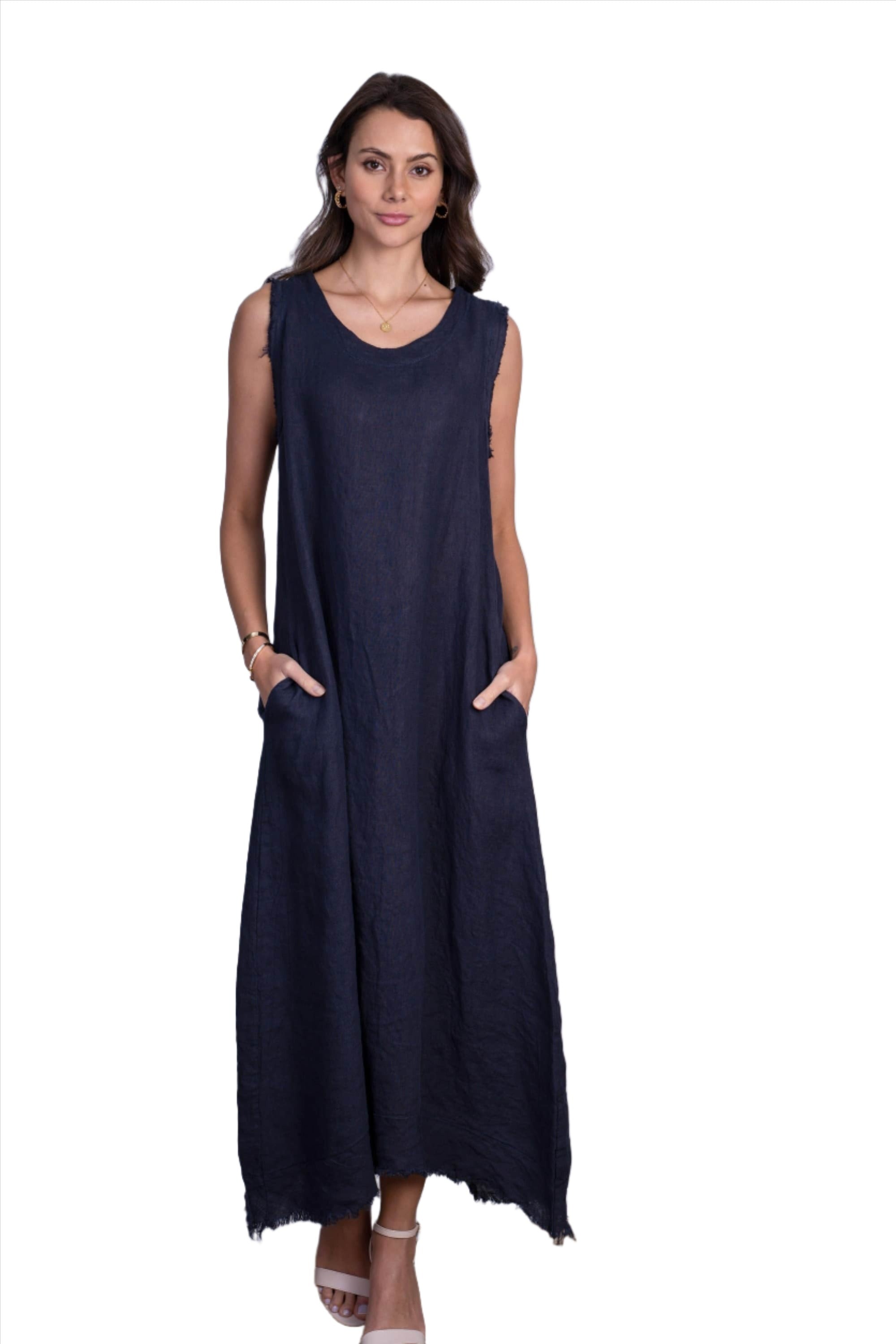 Clever Alice Linen Maxi in Multiple Colors 