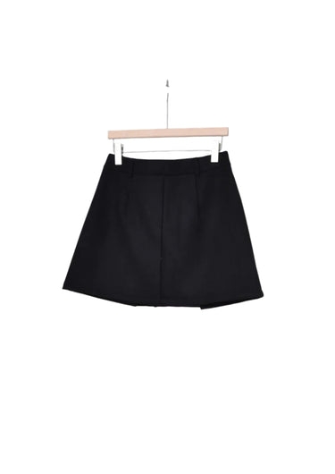 Clever Alice Prep School Skirt (grey or black) 