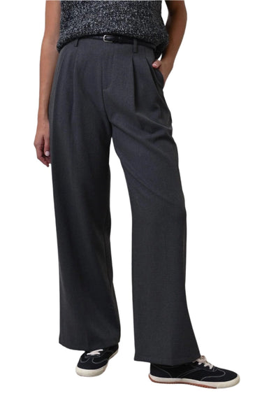 Clever Alice Boyfriend Trouser in Grey or Burgundy 