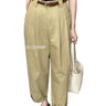 Clever Alice Cropped Pant in Tan 