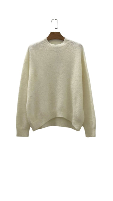 Clever Alice Mock Neck Alpaca Pullover 