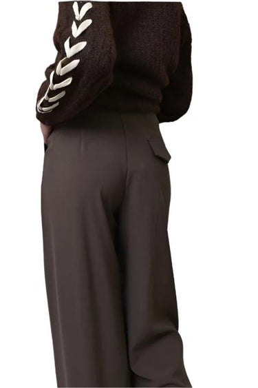 Clever Alice Rae Trouser in Brown 