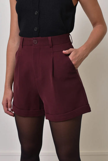 Clever Alice Nina Short in Black or Burgundy 