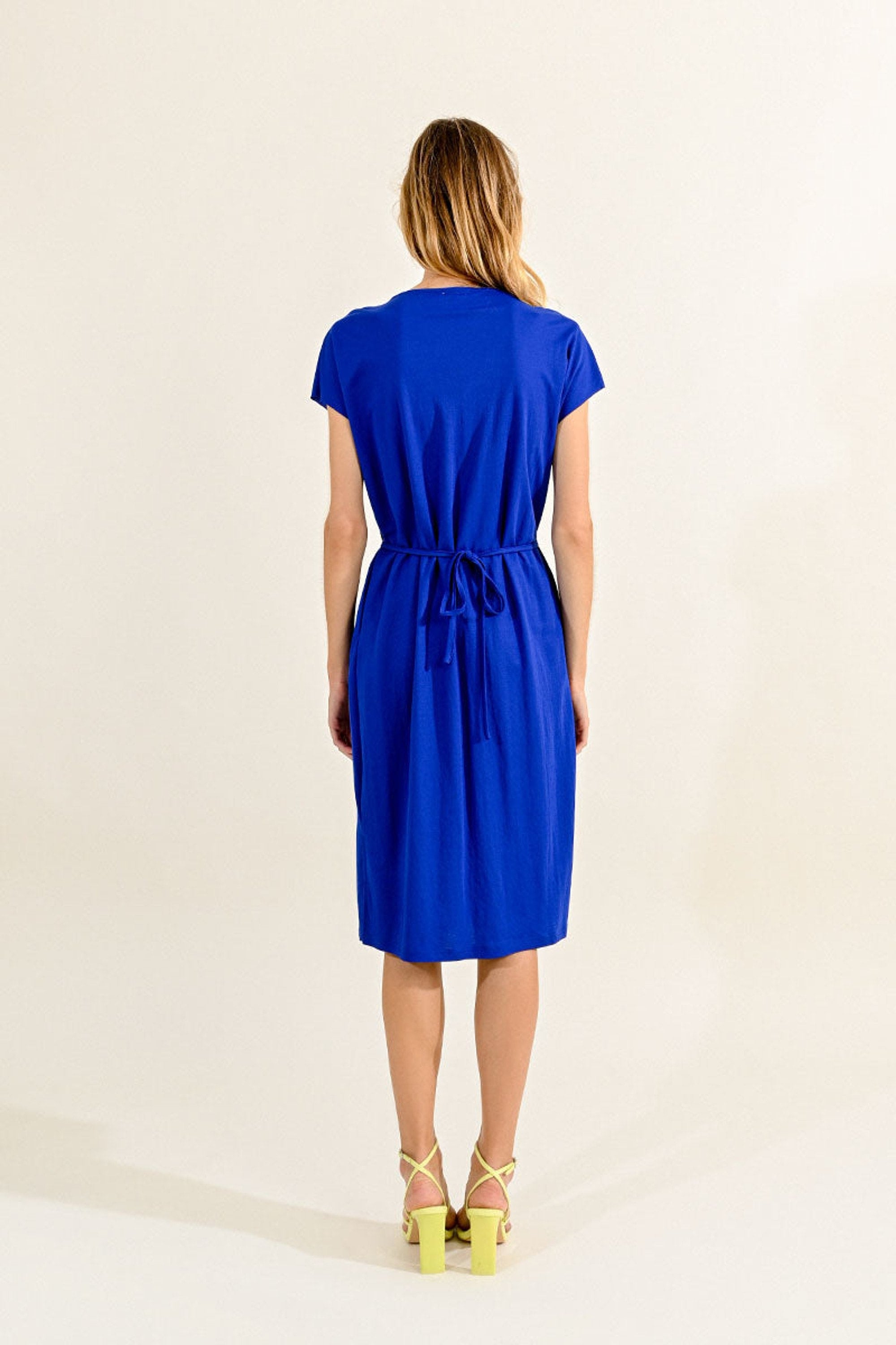 Molly Bracken Dress in Royal Blue - clever alice