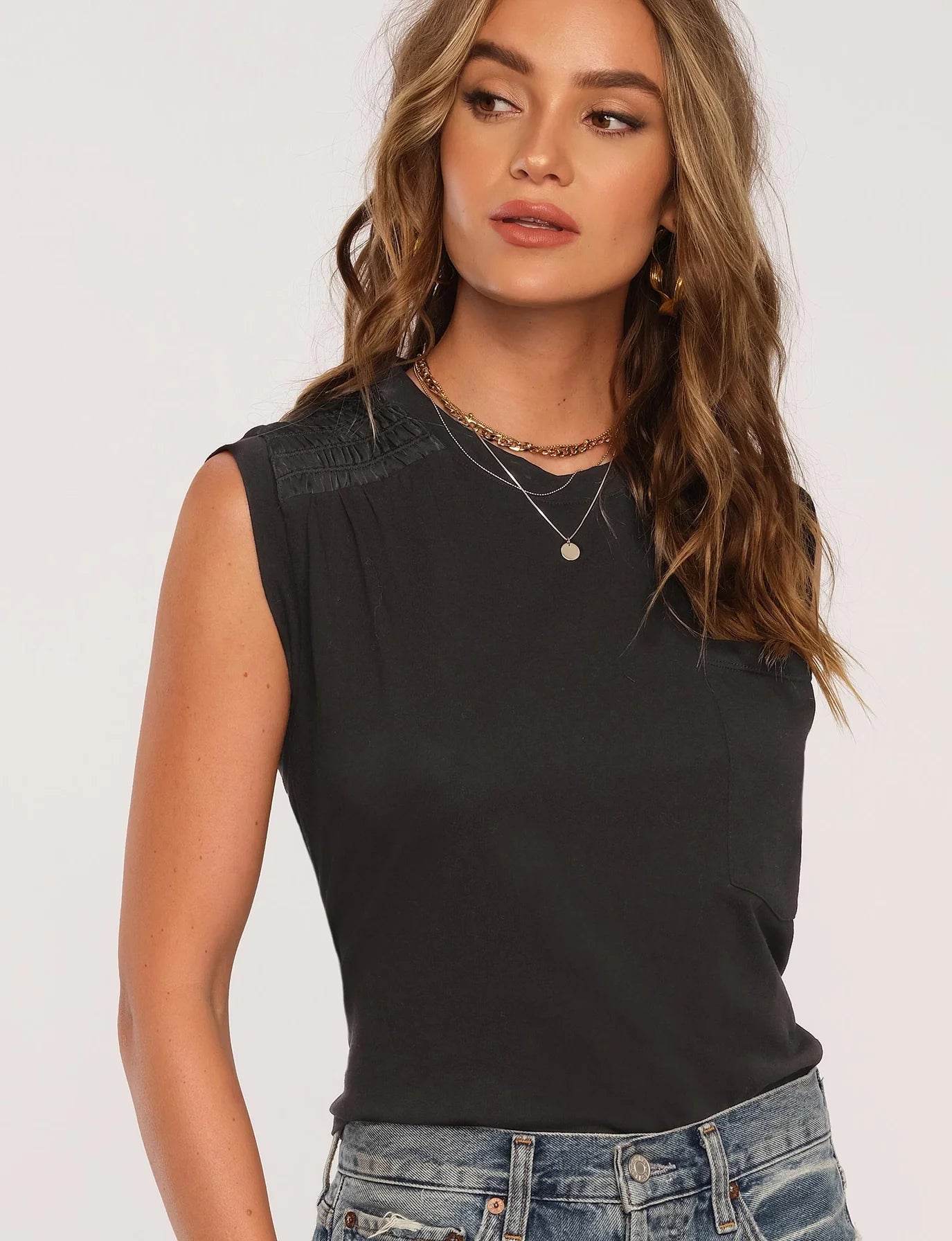 Heartloom Nellie Top in Black - clever alice