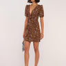 Heartloom Shilla Dress in Brown - clever alice