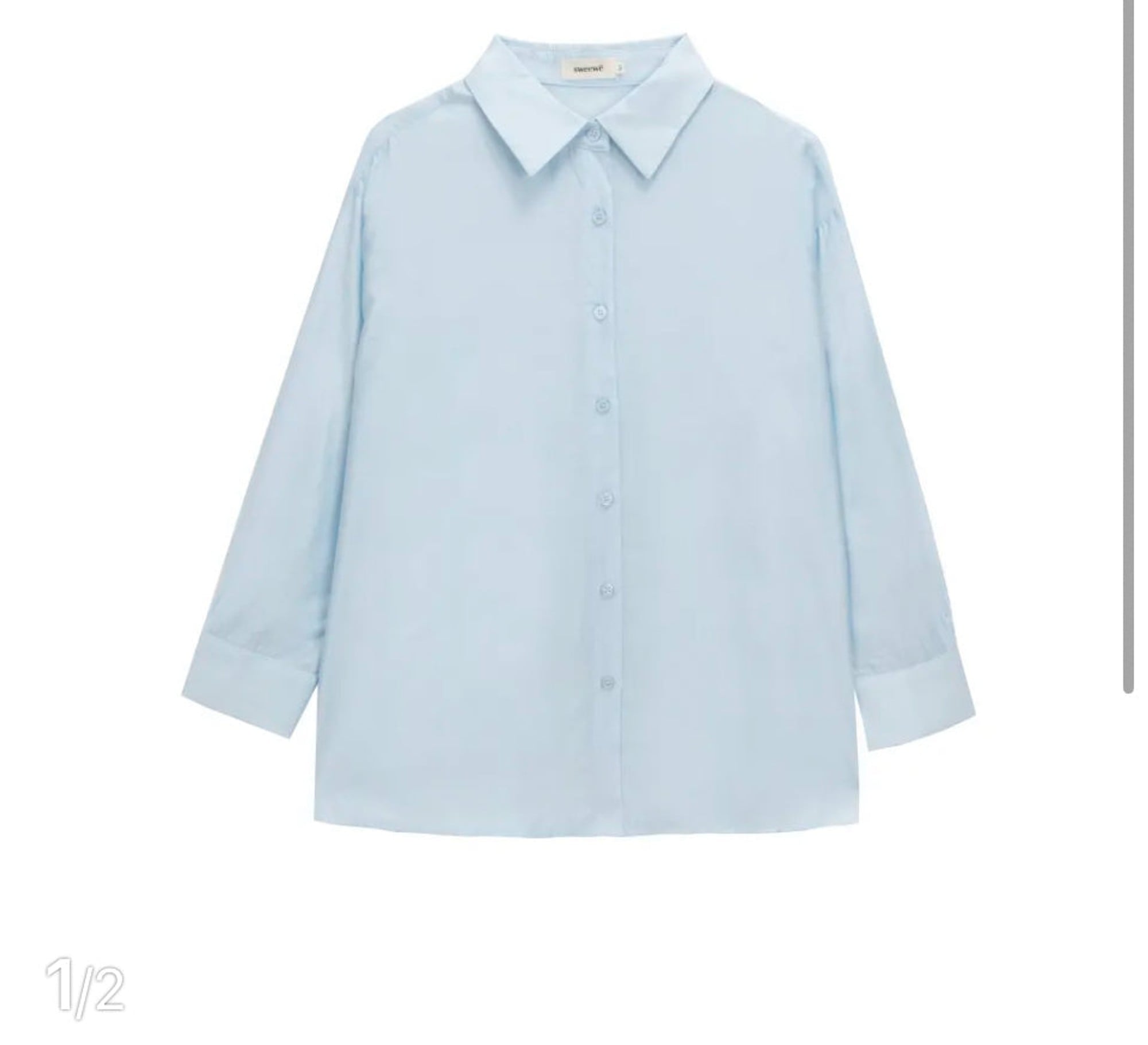 Sweewe Button-Up in Blue - clever alice