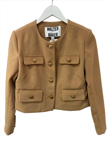 Walter Baker Tan Cropped Blazer Jacket