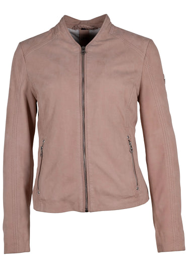 Mauritius Jennet CF Leather Jacket in Rose