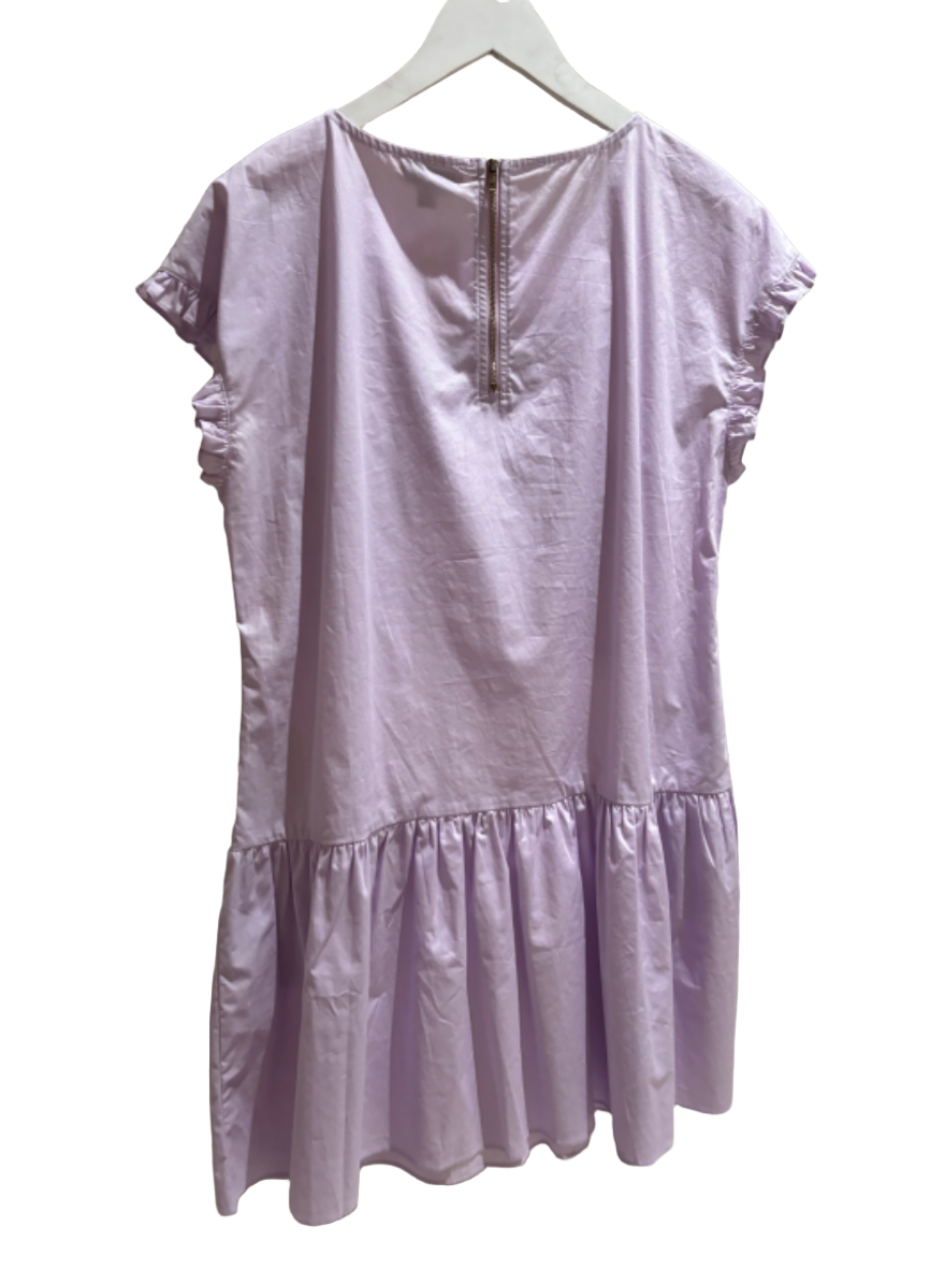 Stellah Bow Babydoll Dress in Lilac