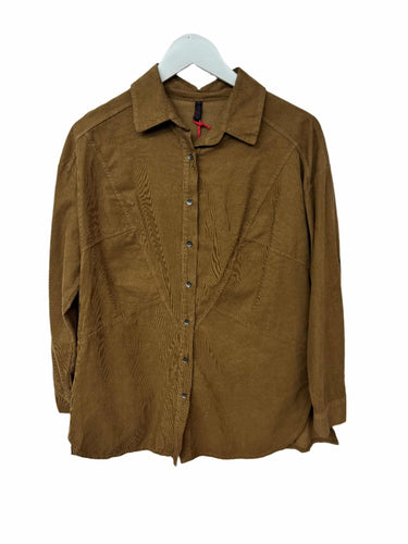 Inizio Corduroy Button Down Top 